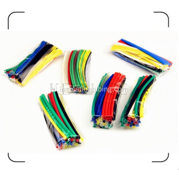 Berwarna Heat Shrink Tubing Pack di Plastic Bag